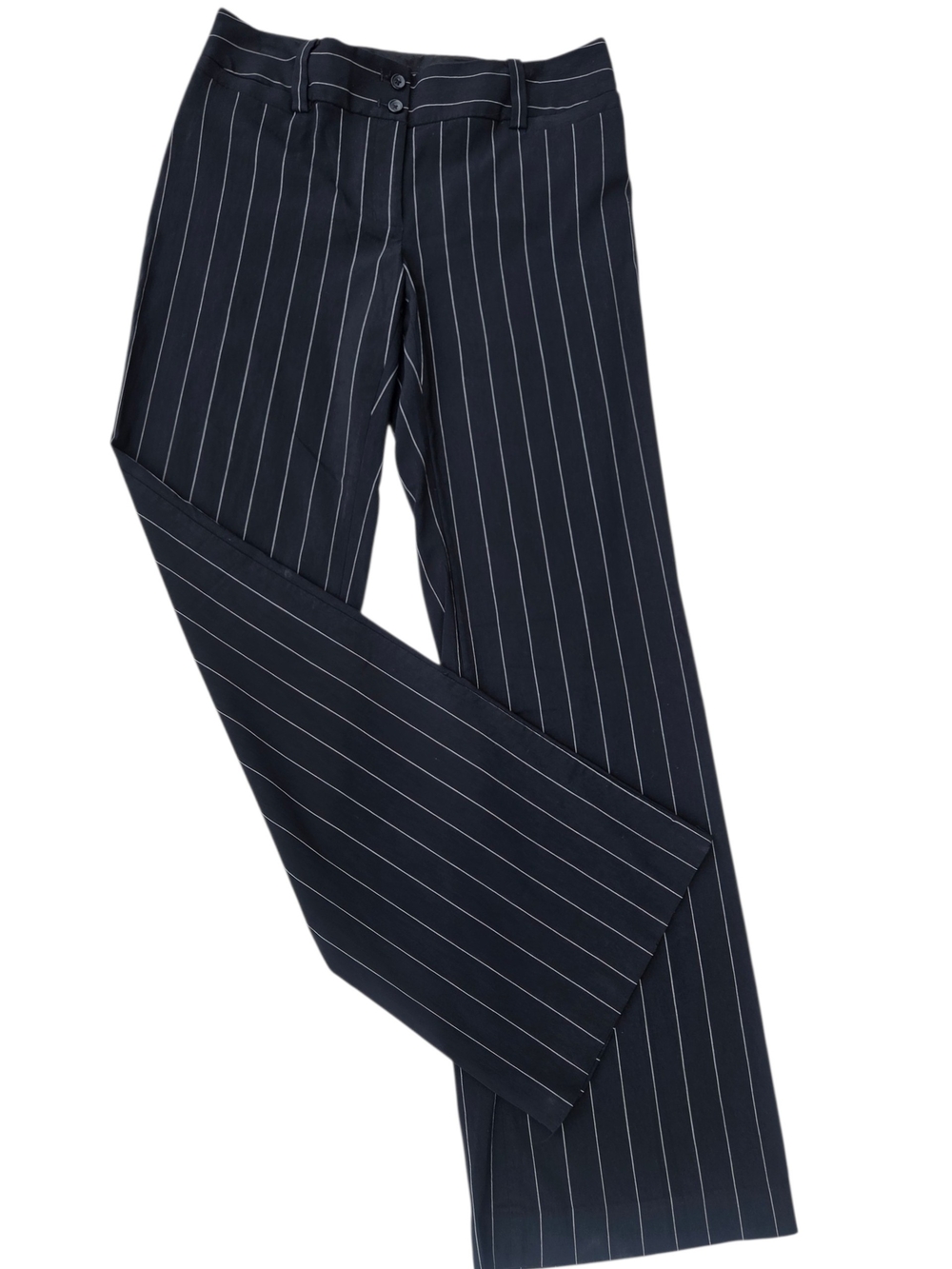 Black Pinstripe Dress Pants